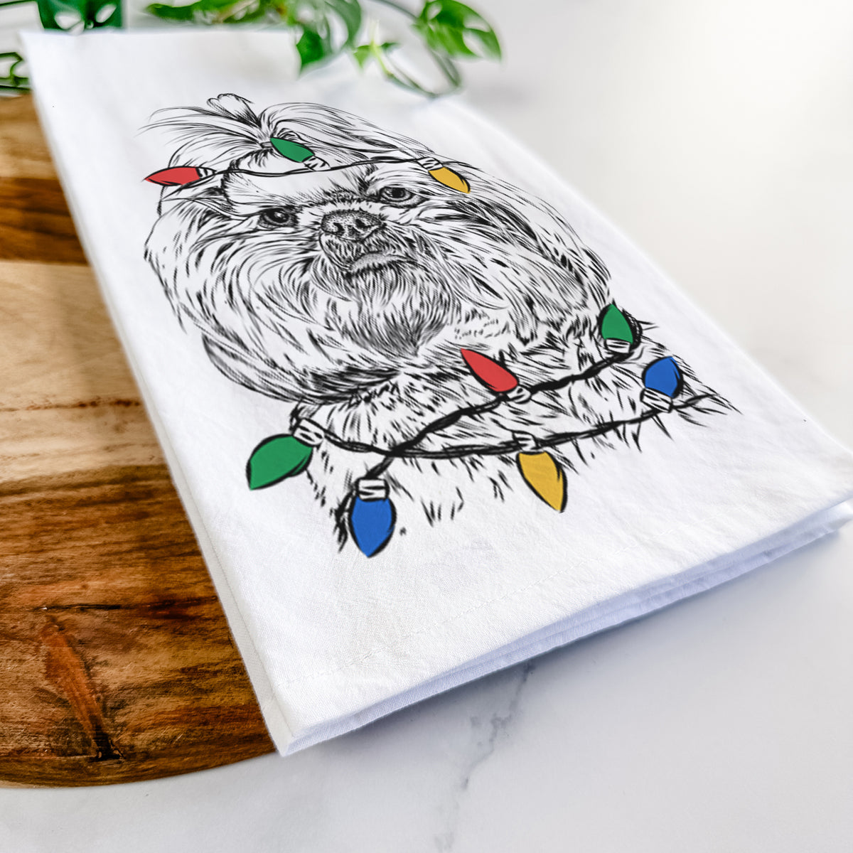 Chewie the Shih Tzu Tea Towel