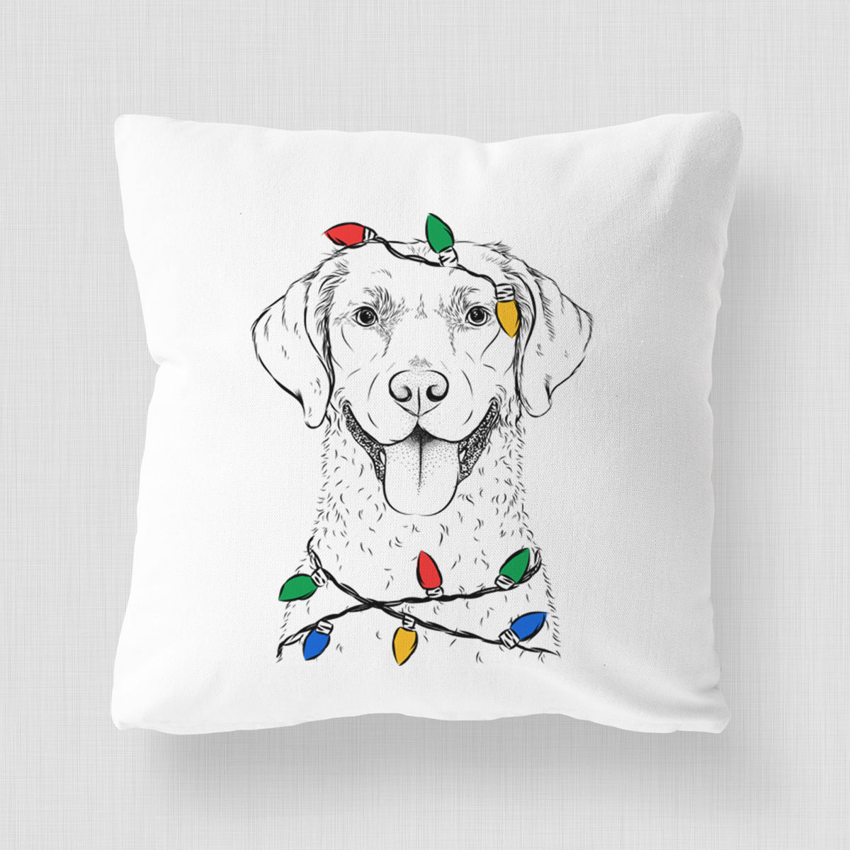 Chip the Chesapeake Bay Retriever - Throw Pillow Cover