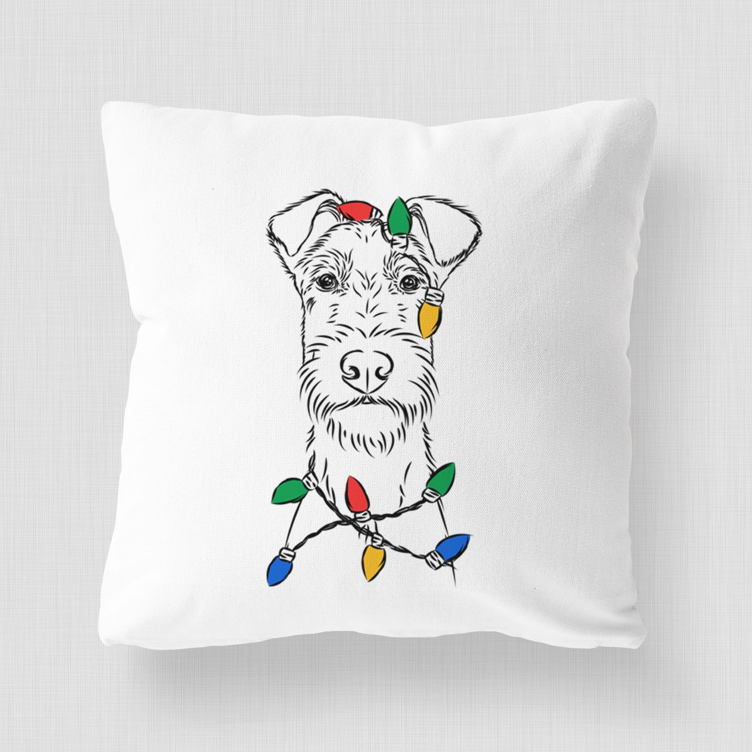 Connor the Irish Terrier - Throw Pillow Cover