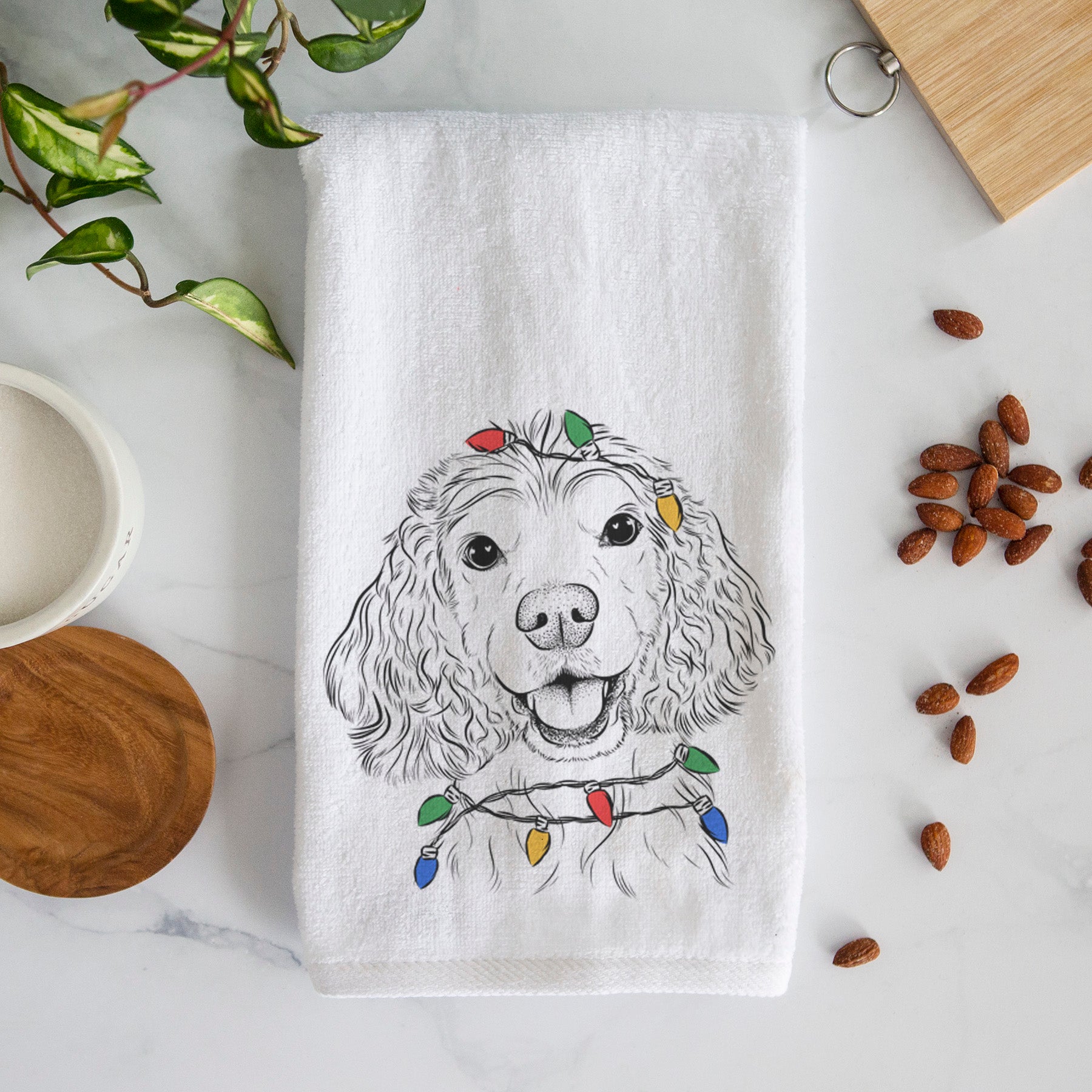 Cricket the American Cocker Spaniel Premium Hand Towel