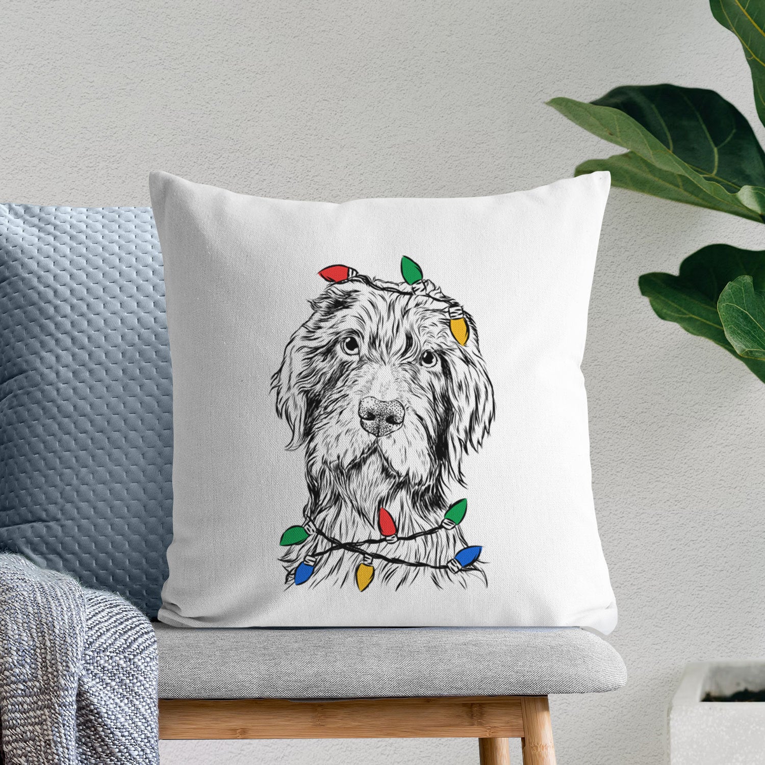 Doc Holliday the Pudelpointer - Throw Pillow Cover