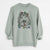 Christmas Lights Donnan the Rough Collie - Unisex Pigment Dyed Crew Sweatshirt