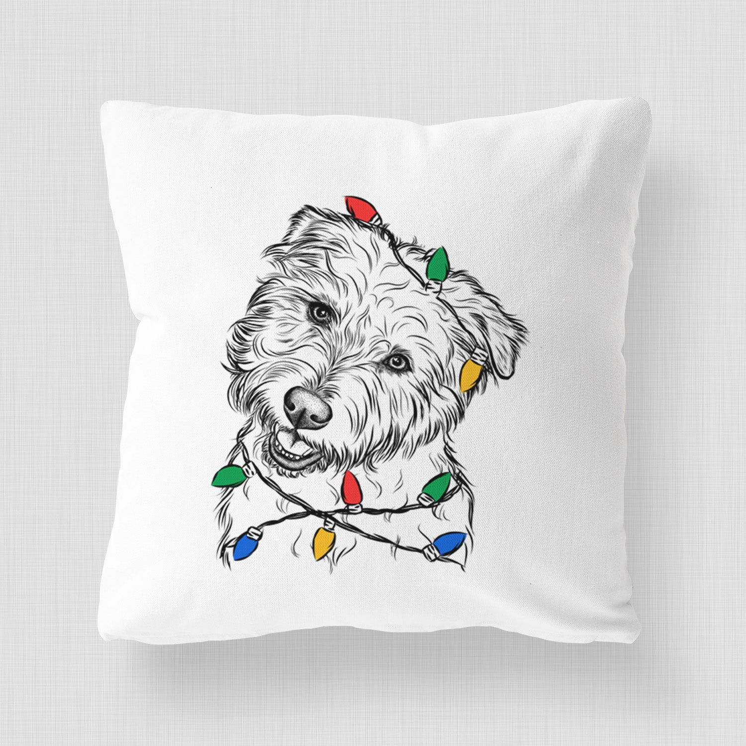 Duffy the Glen of Imaal Terrier - Throw Pillow Cover