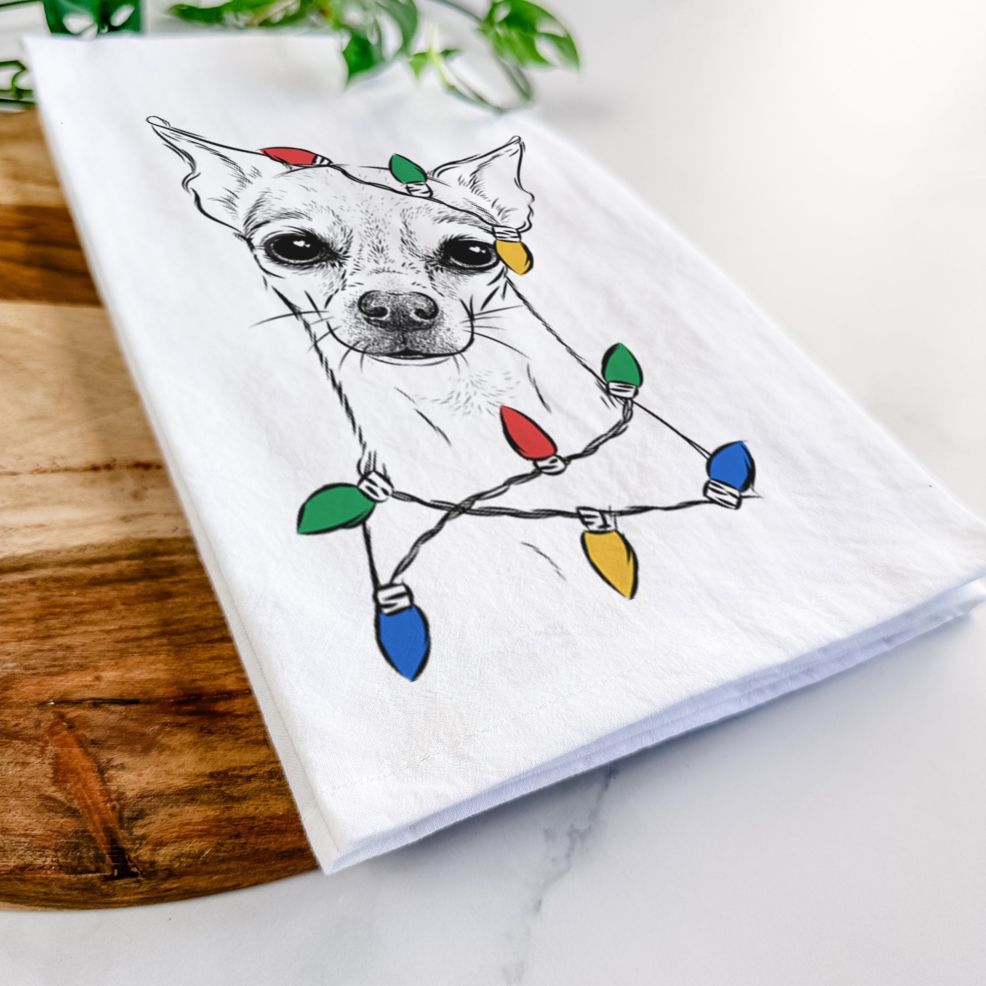 Emee the Chihuahua Tea Towel