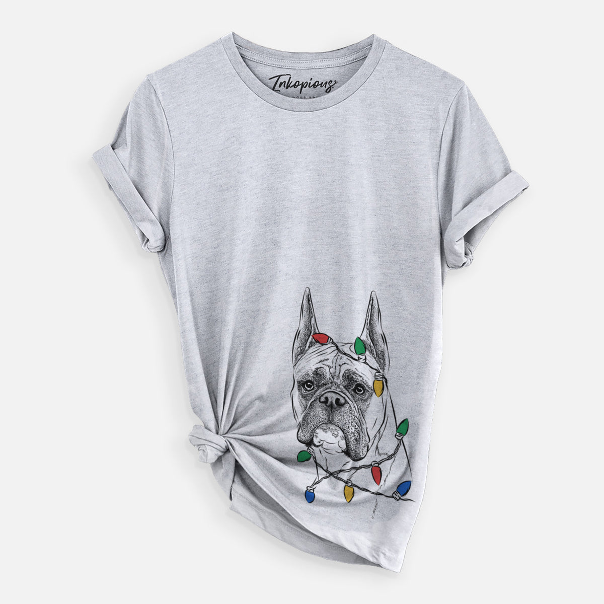 Christmas Lights Name the Boxer - Unisex Crewneck