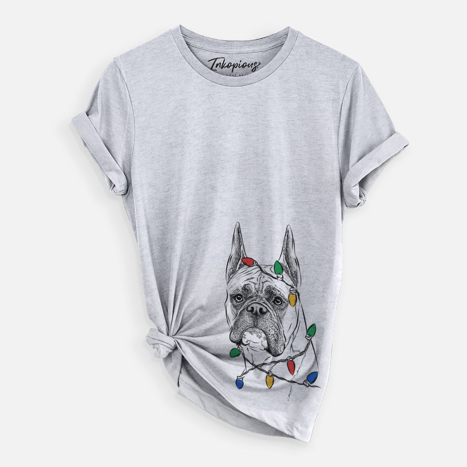 Christmas Lights Name the Boxer - Unisex Crewneck