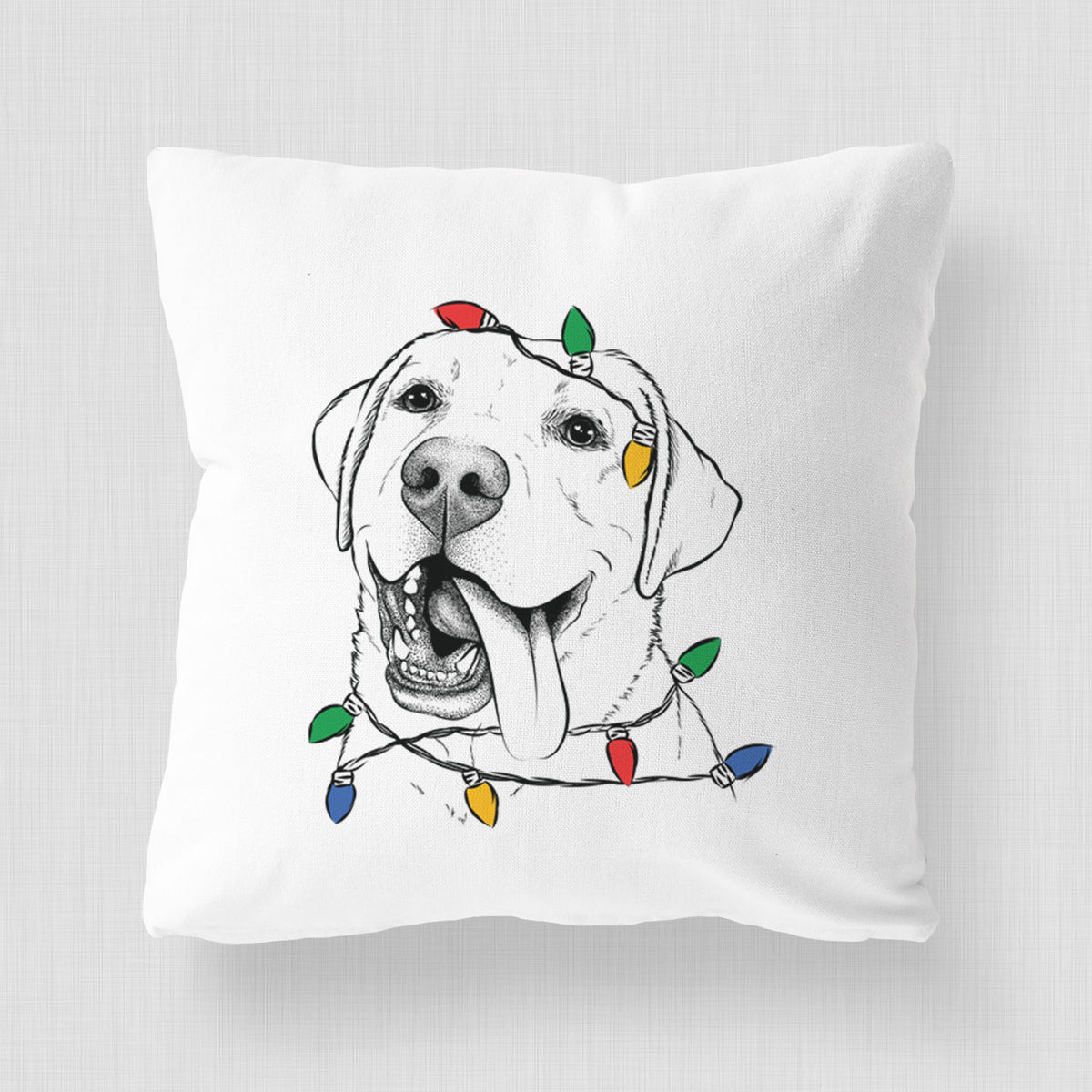 Finn the Labrador Retriever - Throw Pillow Cover