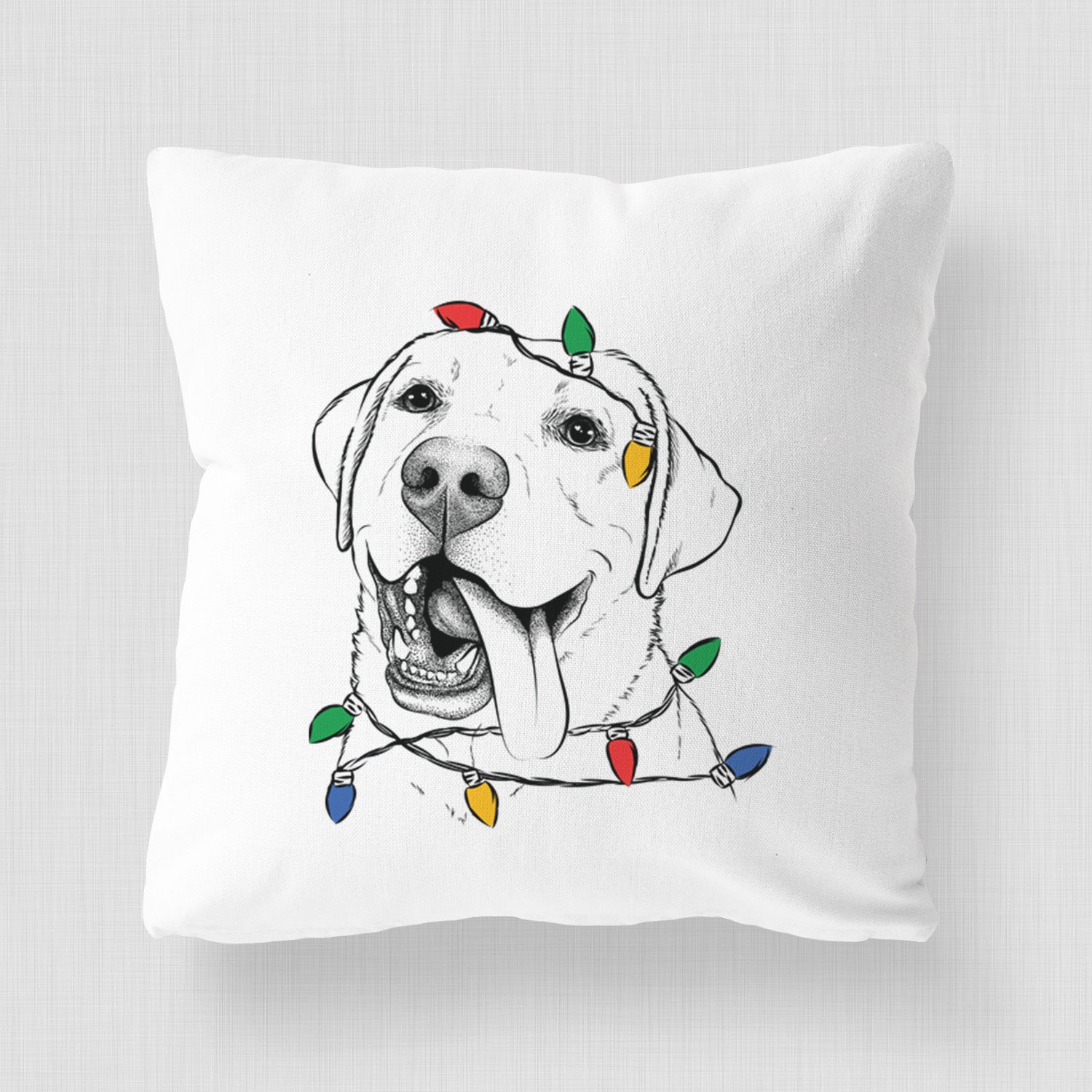 Finn the Labrador Retriever - Throw Pillow Cover