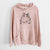 Christmas Lights Fiona the Ragdoll Cat - Unisex Pigment Dyed Hoodie