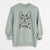 Christmas Lights Franco the French Bulldog - Unisex Pigment Dyed Crew Sweatshirt