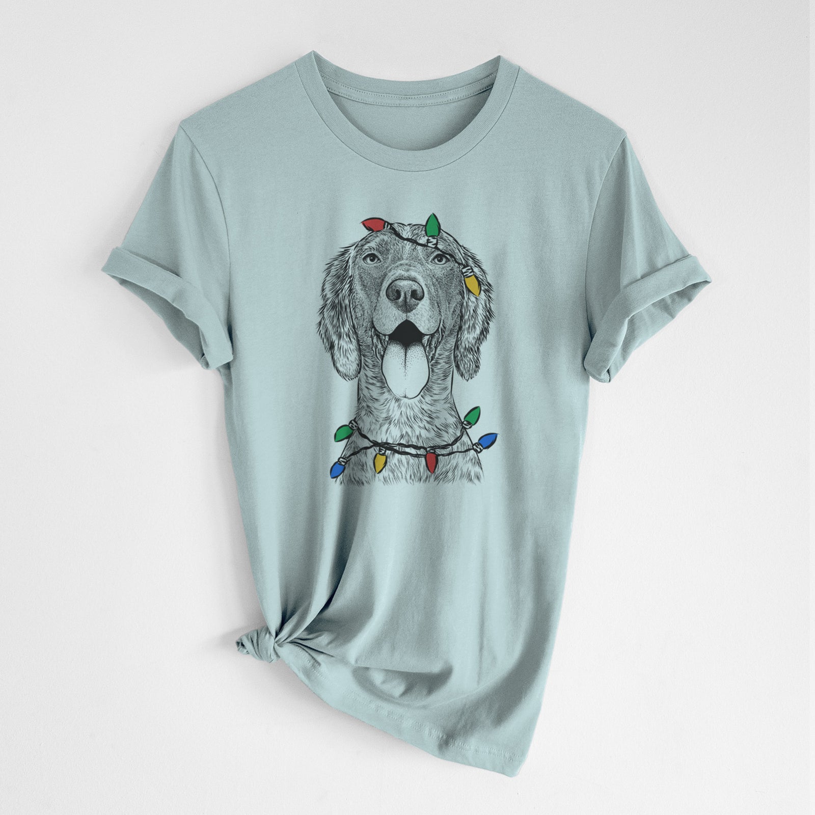 Christmas Lights Name the English Setter - Unisex Crewneck