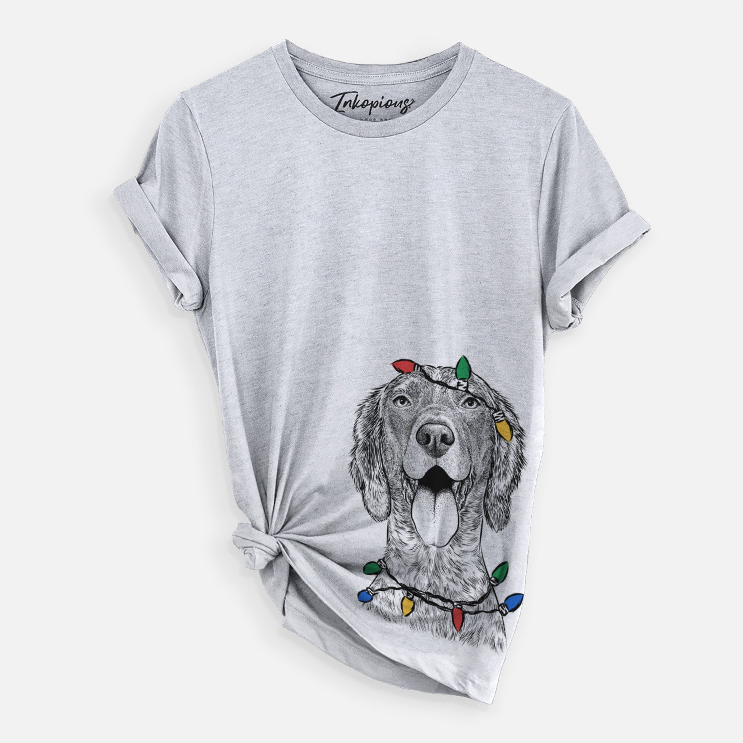 Christmas Lights Name the English Setter - Unisex Crewneck