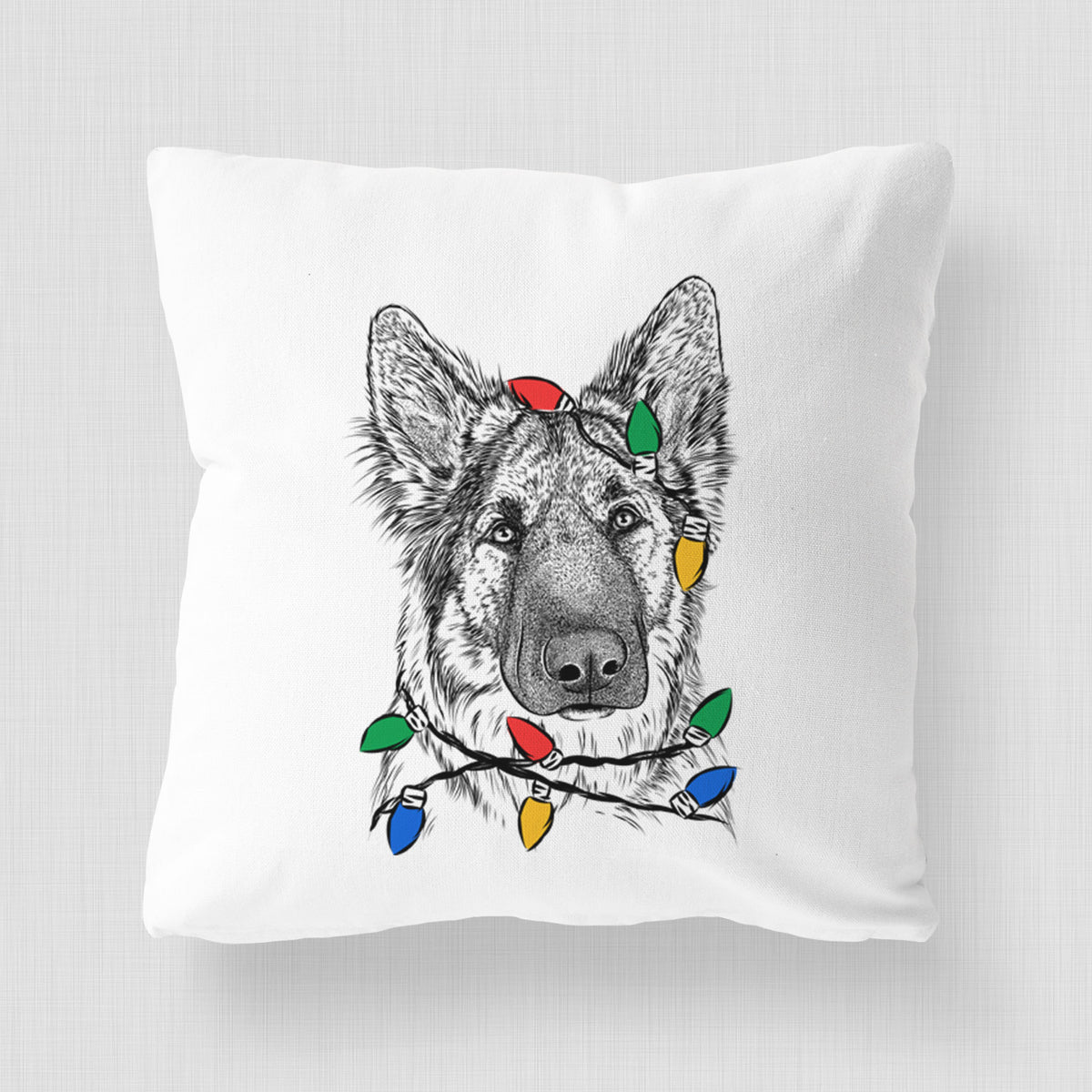 Geddy the Shiloh Shepherd - Throw Pillow Cover