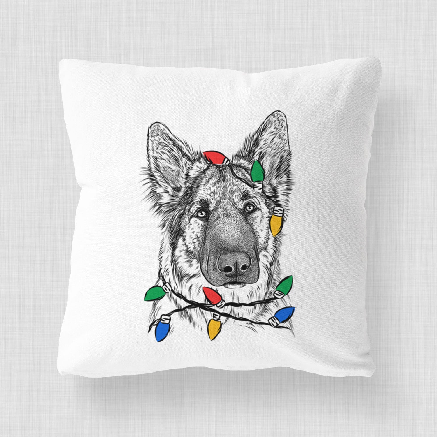 Geddy the Shiloh Shepherd - Throw Pillow Cover
