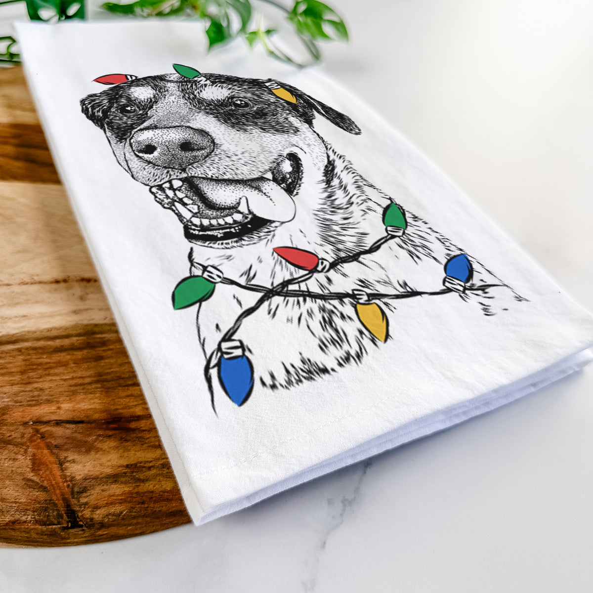 Gerti the Mixed Breed Tea Towel