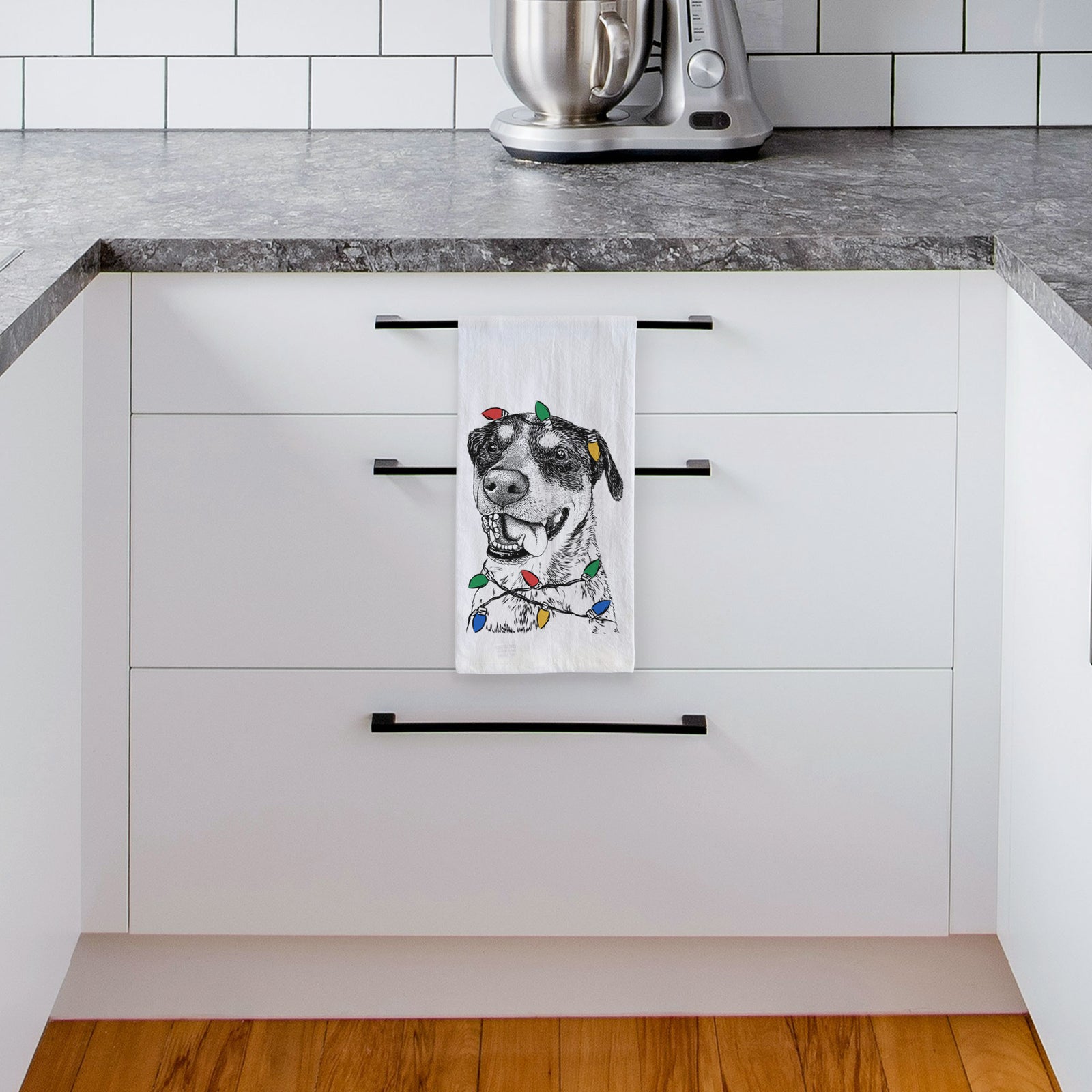 Gerti the Mixed Breed Tea Towel