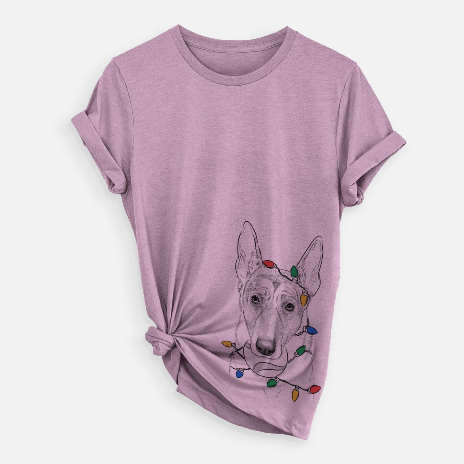 Christmas Lights Name the German Shepherd - Unisex Crewneck