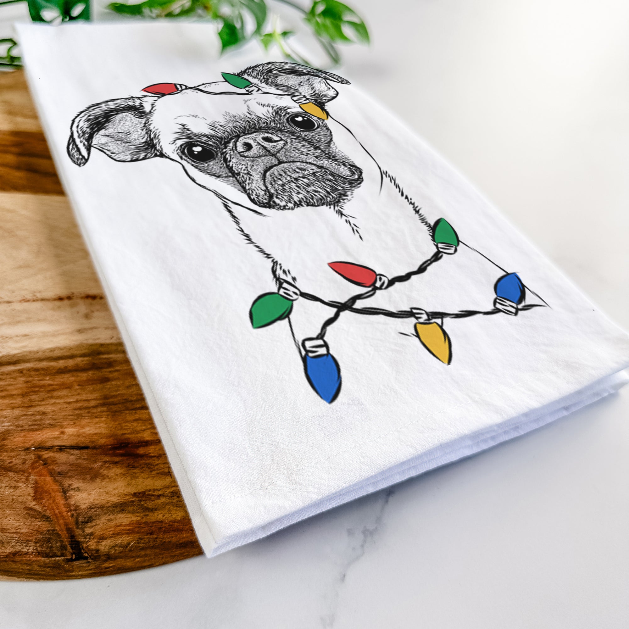 Groot the Brussels Griffon Tea Towel