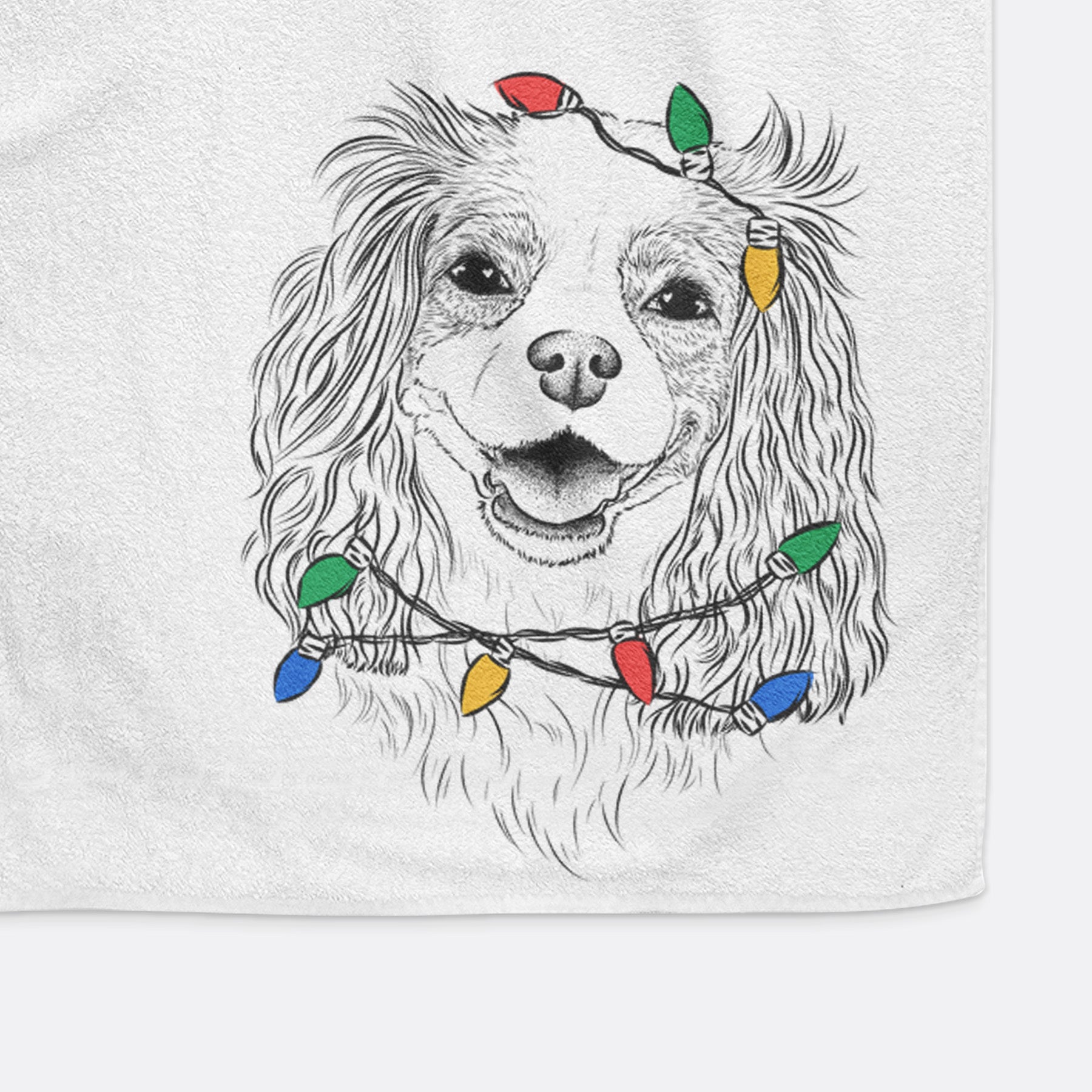 Halley Comet the Cavalier King Charles Spaniel Premium Hand Towel