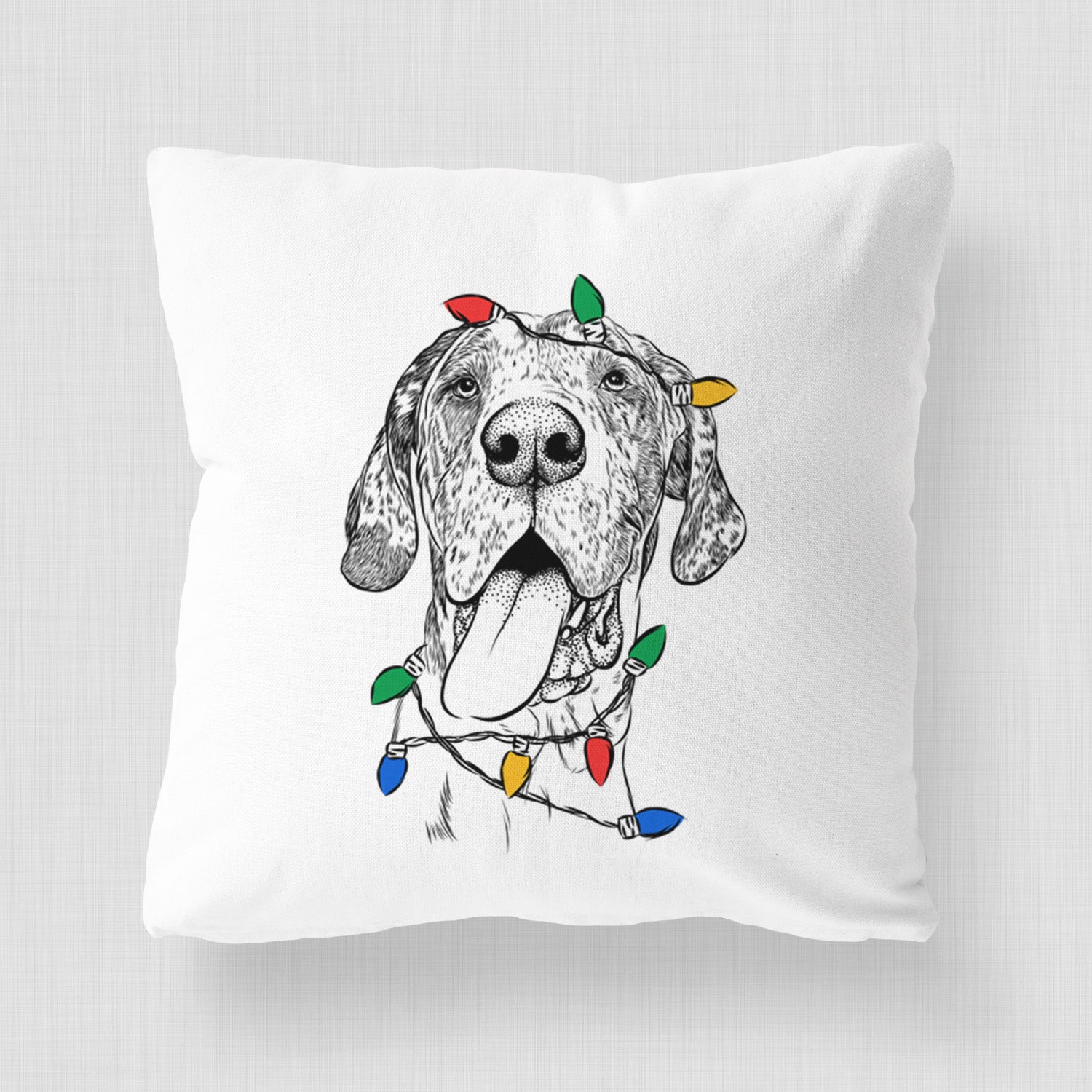 Hennessey the Great Dane - Throw Pillow Cover