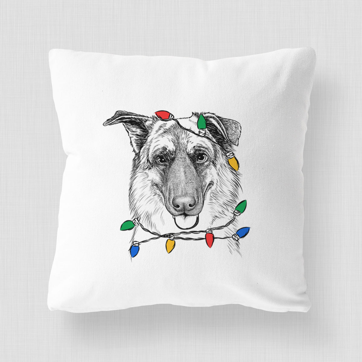 Henry the German Shepherd - Throw Pillow Cover
