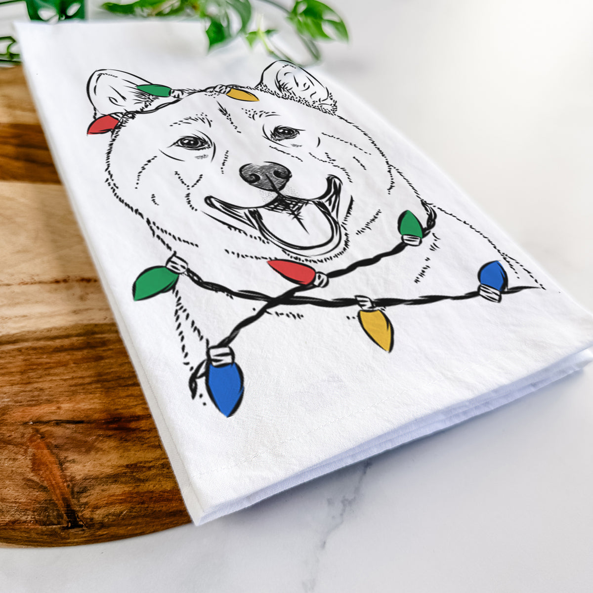 Hiro the Shiba Inu Tea Towel