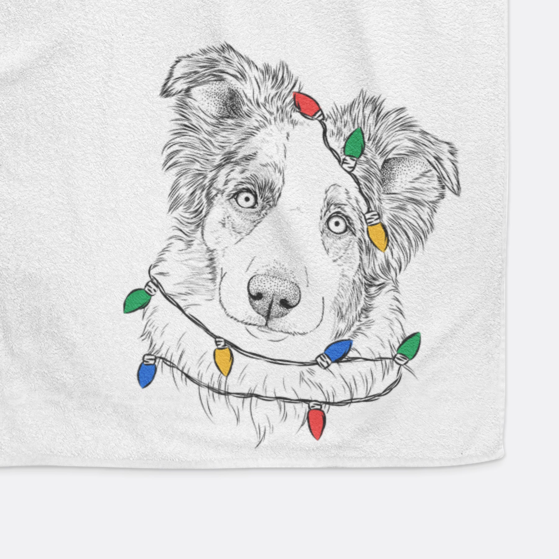 HoneyBee the Miniature Australian Shepherd Decorative Hand Towel