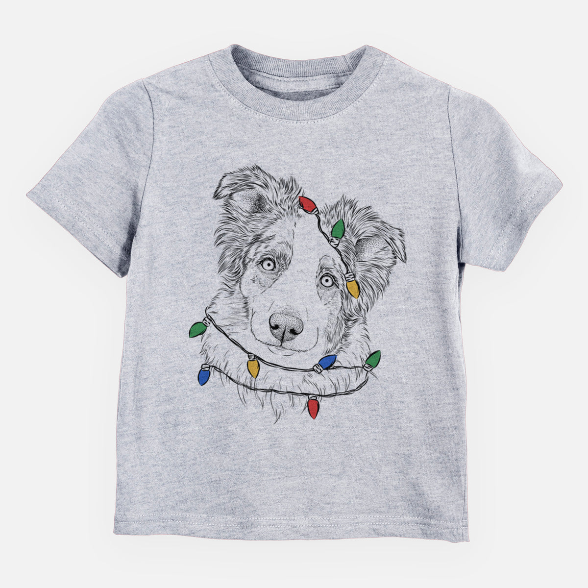Christmas Lights HoneyBee the Miniature Australian Shepherd - Kids/Youth/Toddler Shirt