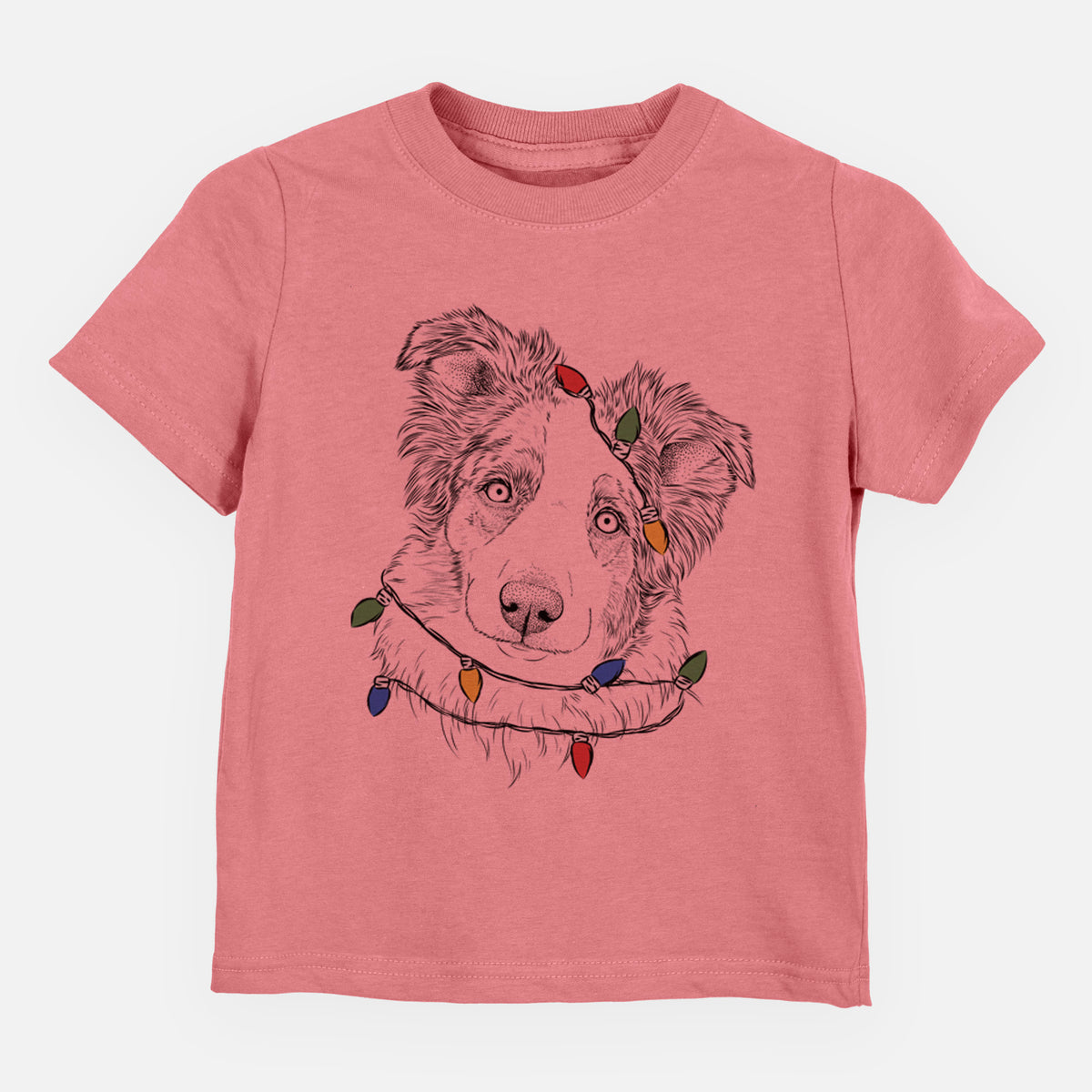 Christmas Lights HoneyBee the Miniature Australian Shepherd - Kids/Youth/Toddler Shirt