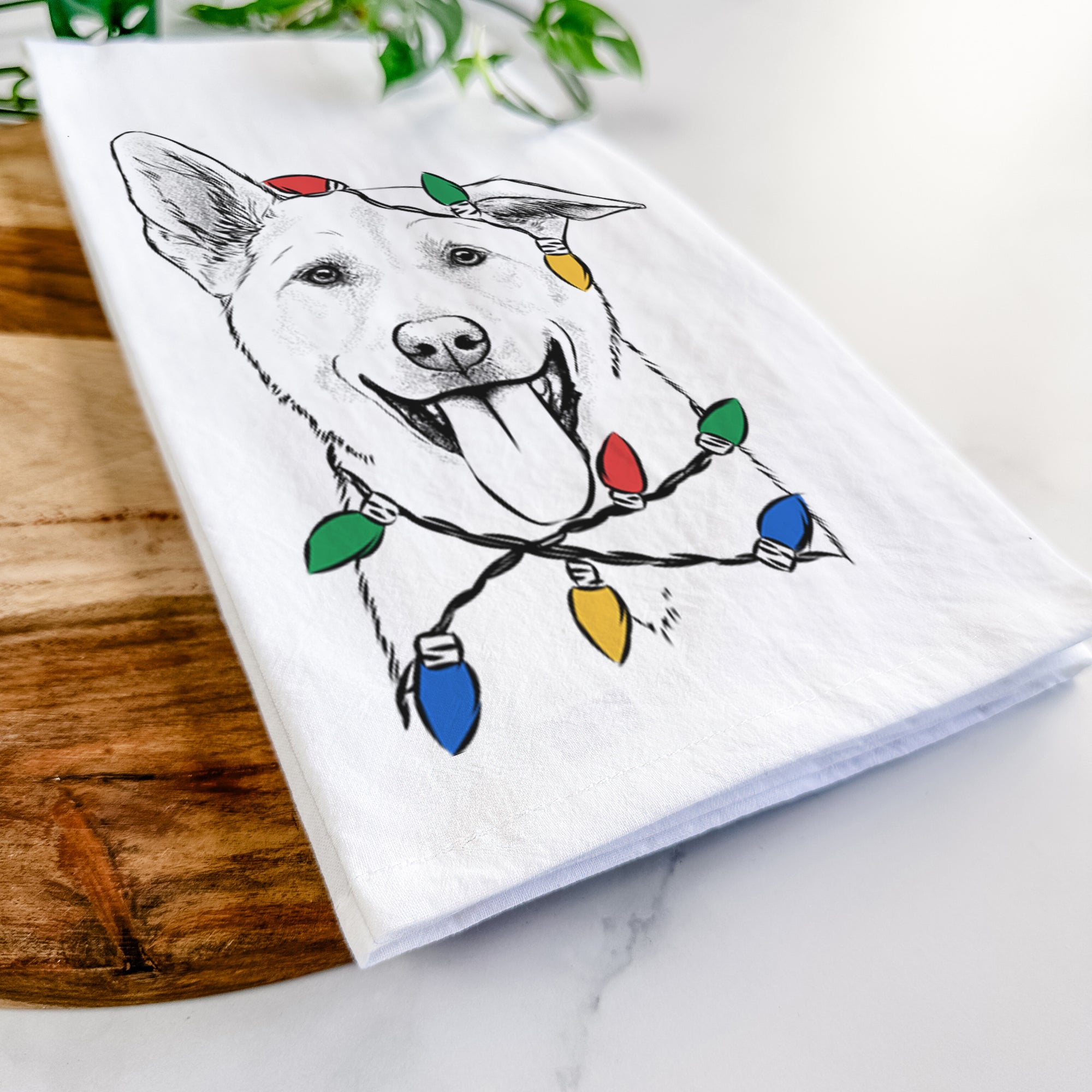 Hoya the Korean Jindo Tea Towel