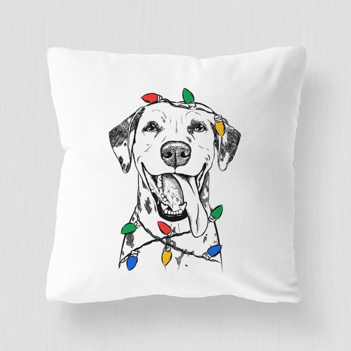 Hydro the Dalmatian - Throw Pillow Cover
