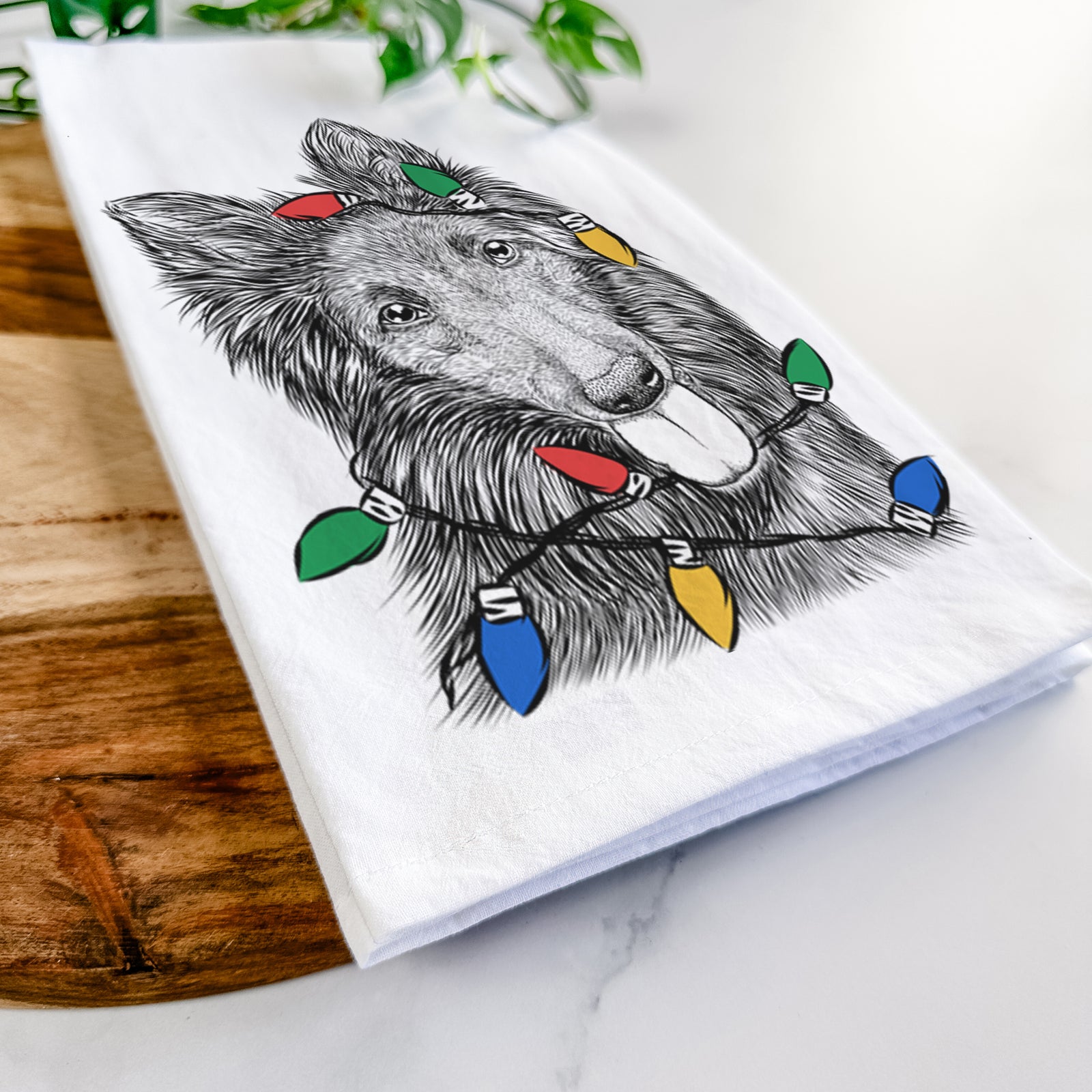 Jaxx the Belgian Tervuren Tea Towel