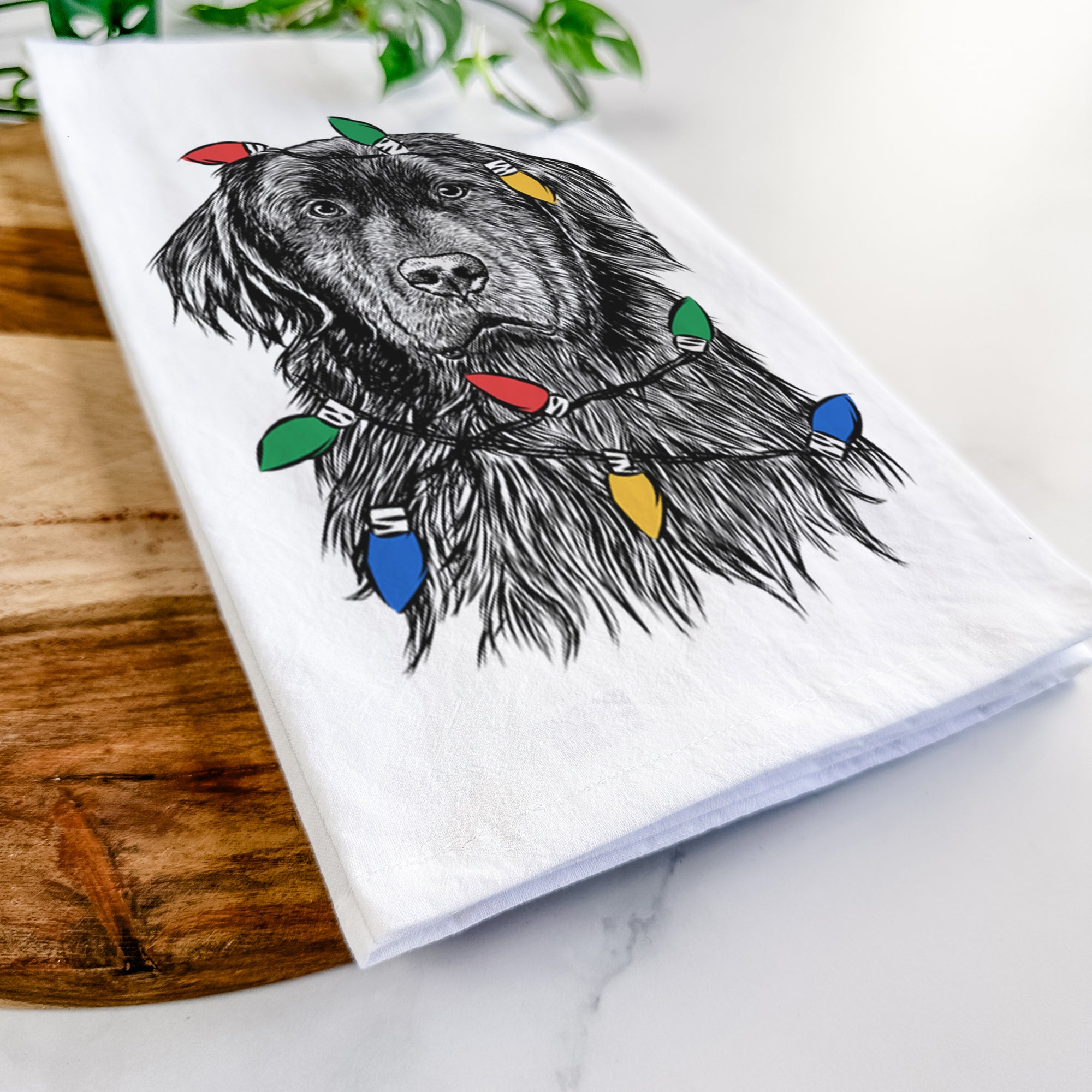 Jinx the Newfoundland Tea Towel