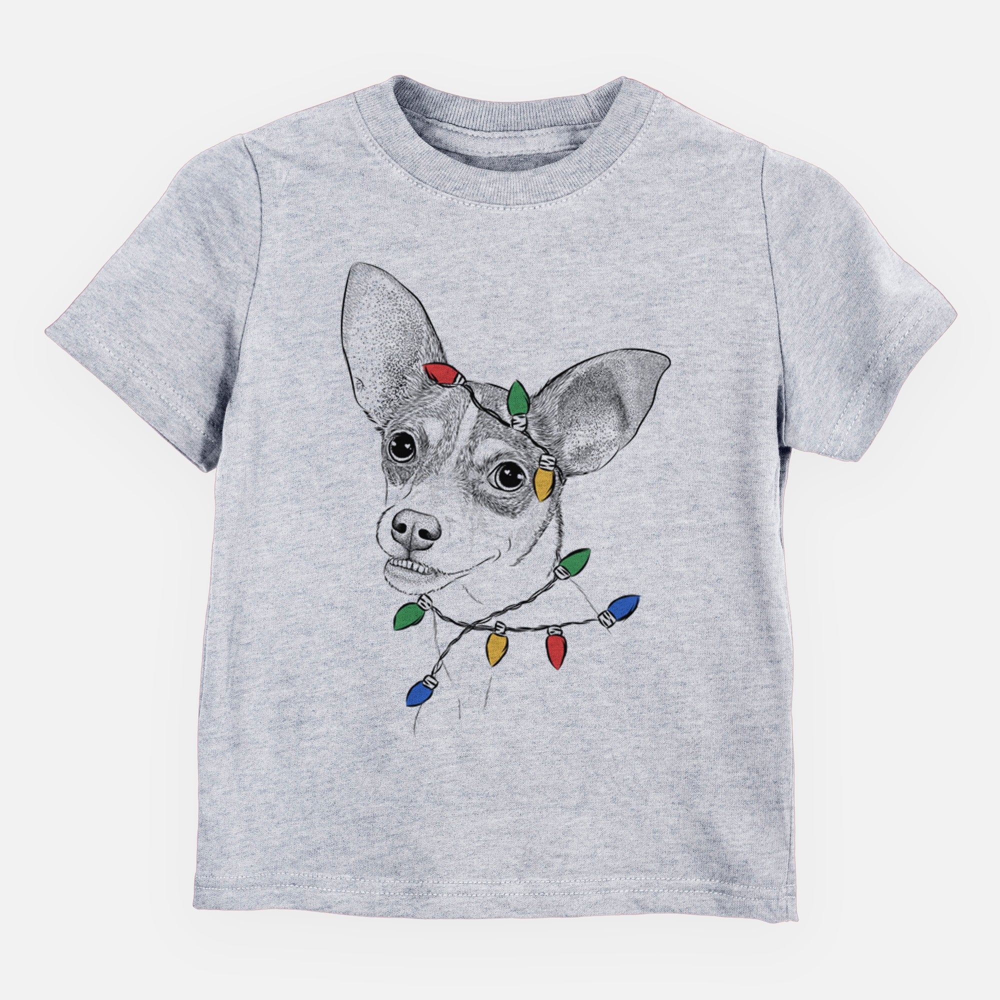 Christmas Lights Kailani the Chihuahua Mix - Kids/Youth/Toddler Shirt