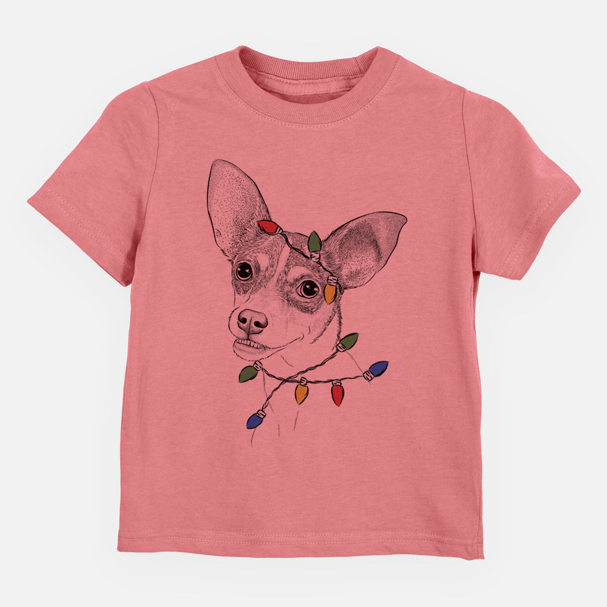 Christmas Lights Kailani the Chihuahua Mix - Kids/Youth/Toddler Shirt