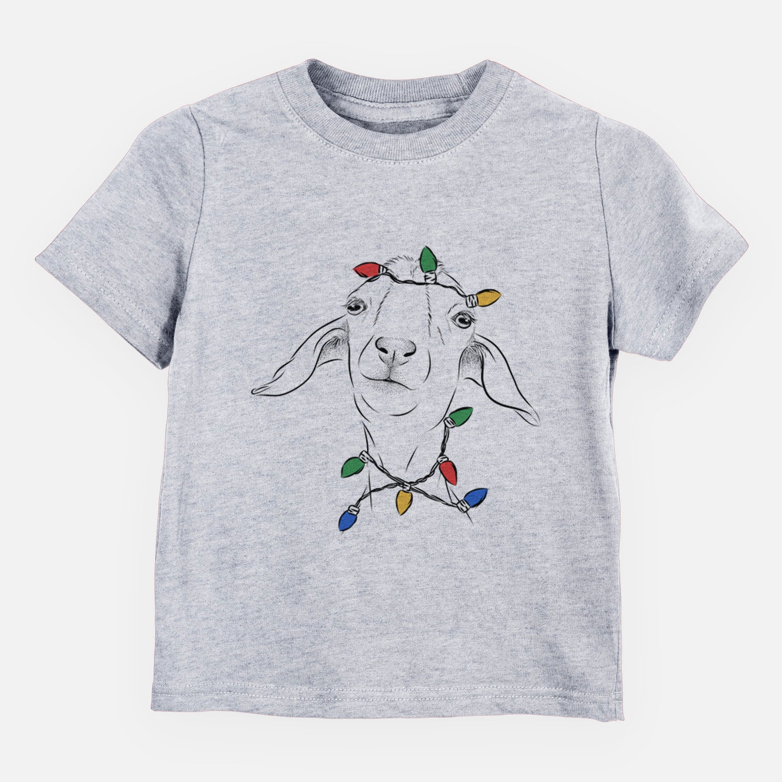 Christmas Lights Kara Dune the Spanish Boer Goat - Kids/Youth/Toddler Shirt