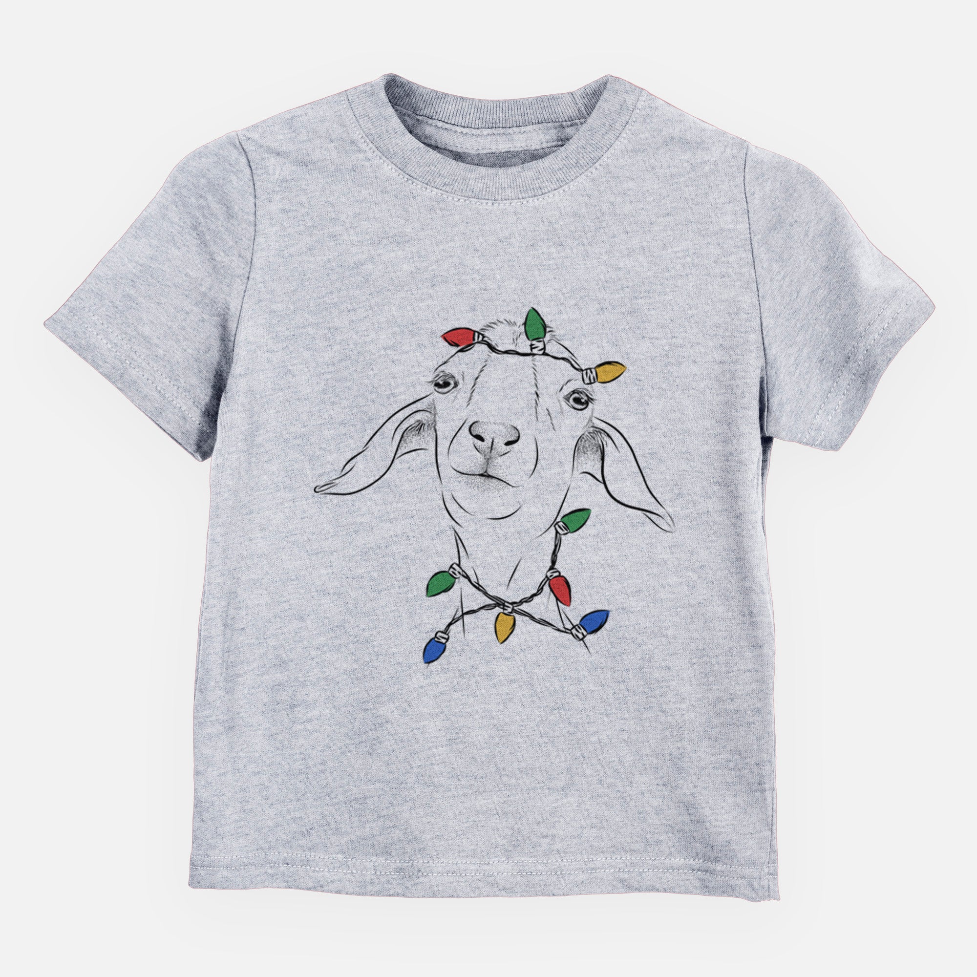 Christmas Lights Kara Dune the Spanish Boer Goat - Kids/Youth/Toddler Shirt