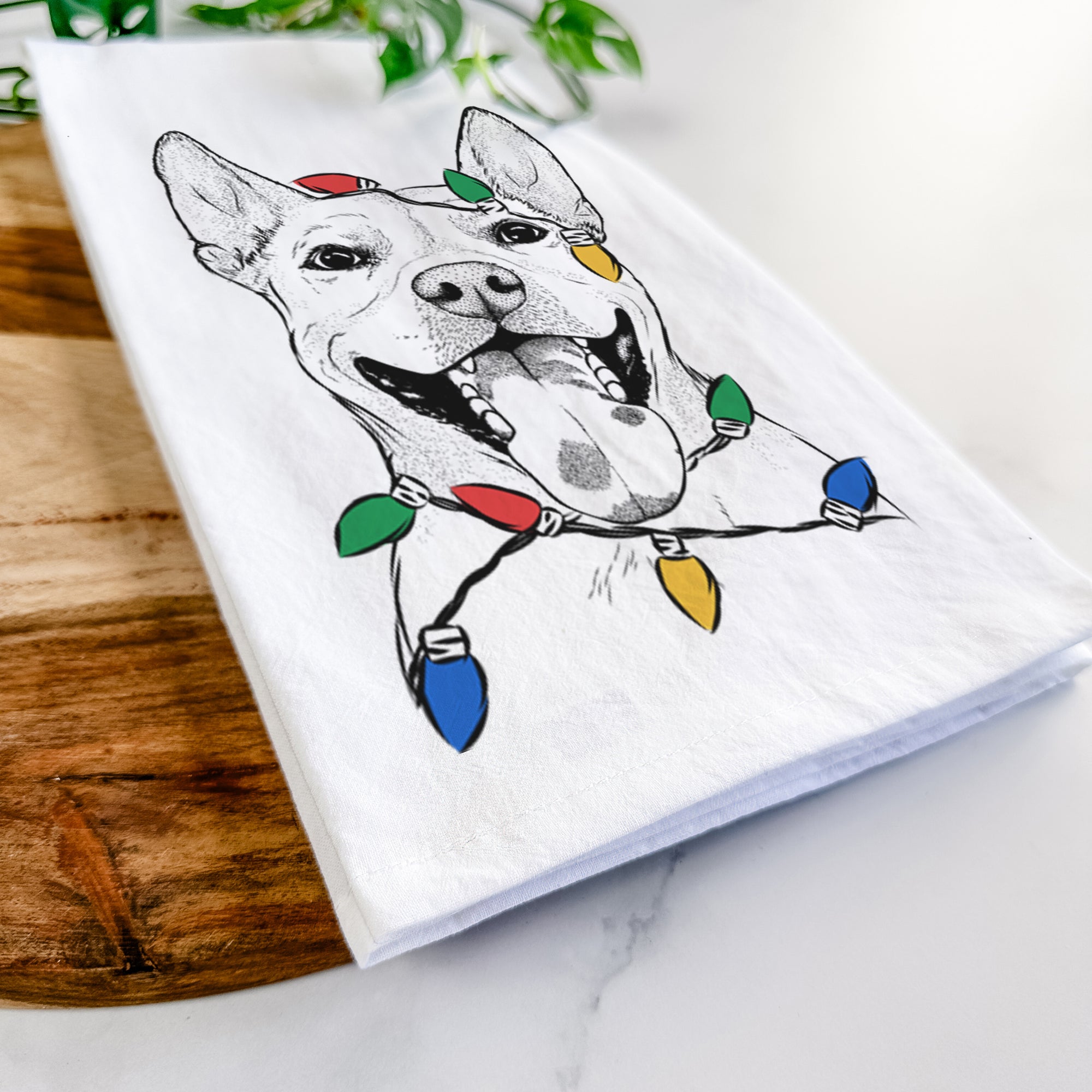 Khaleesi the Carolina Dog Tea Towel