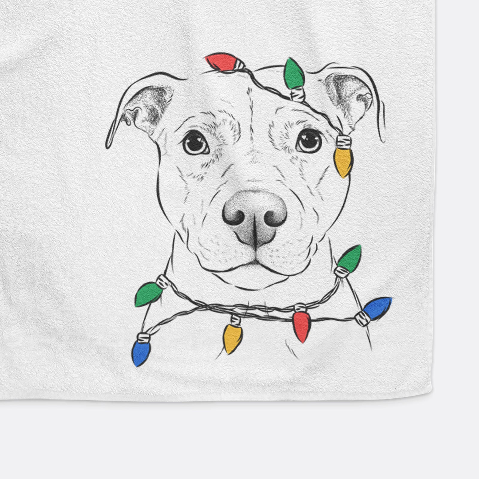 Khaleesi the Pitbull Decorative Hand Towel