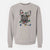 Christmas Lights Kingsleigh the French Bulldog - Unisex Pigment Dyed Crew Sweatshirt