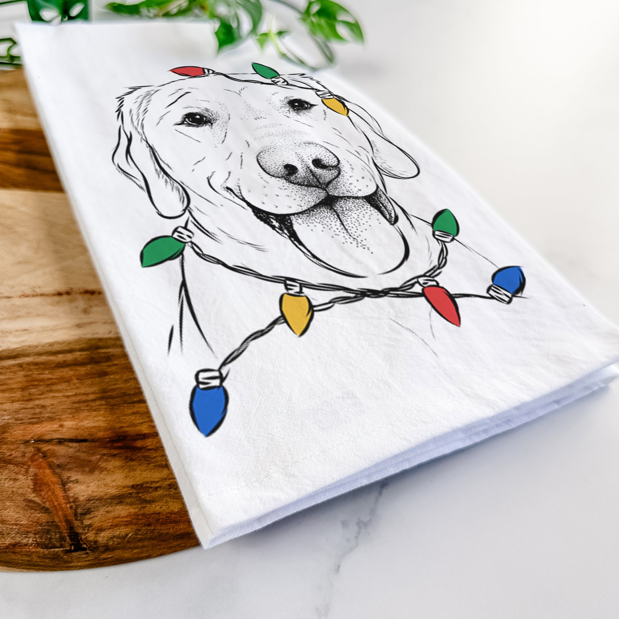 Klay the Labrador Retriever Tea Towel