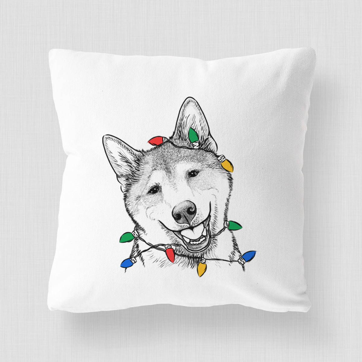 Koby the Shiba Inu - Throw Pillow Cover