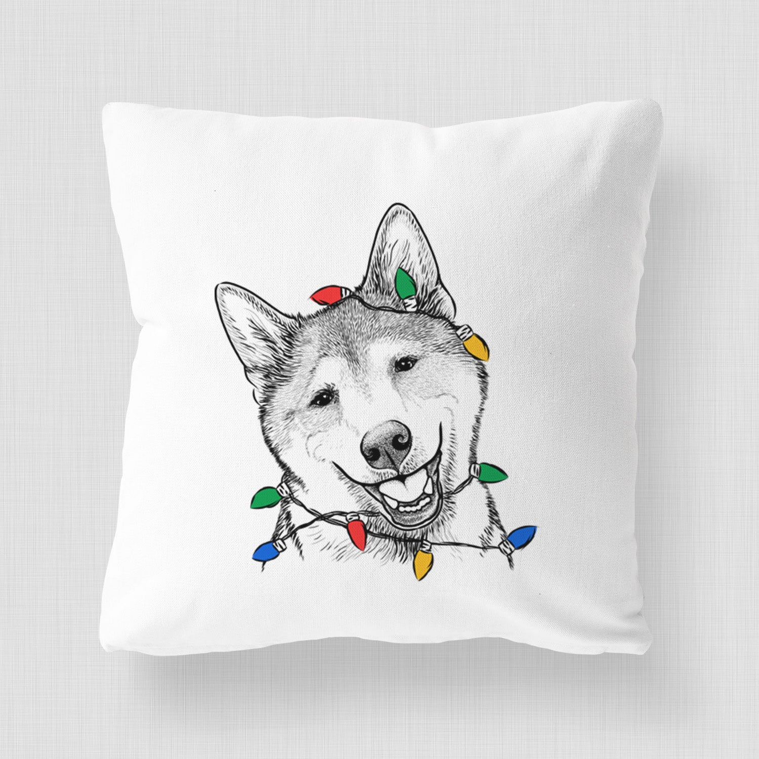 Koby the Shiba Inu - Throw Pillow Cover
