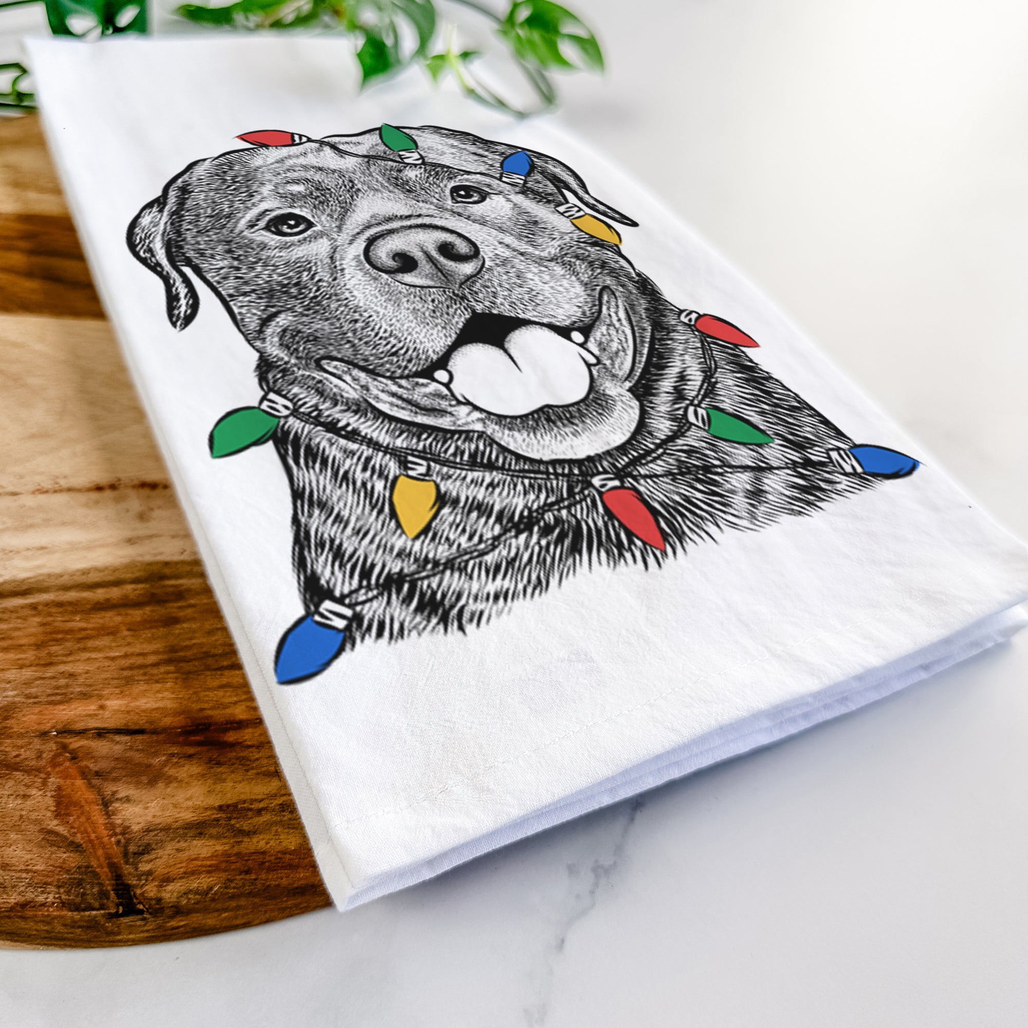 Kojak the Rottweiler Tea Towel