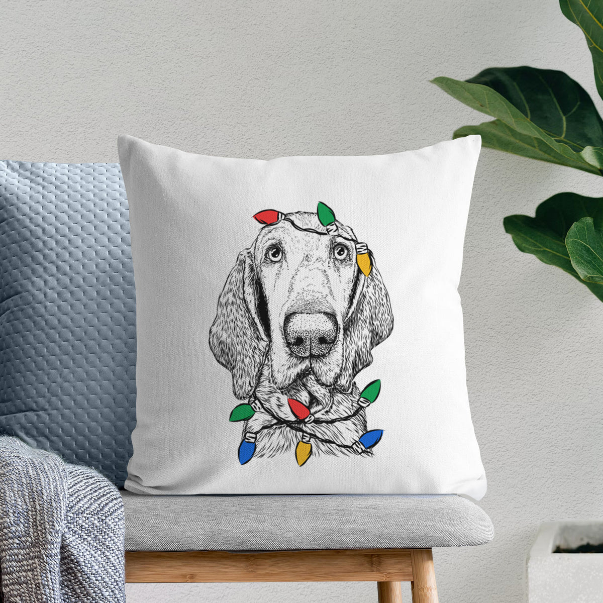 Kylie the Bracco Italiano - Throw Pillow Cover