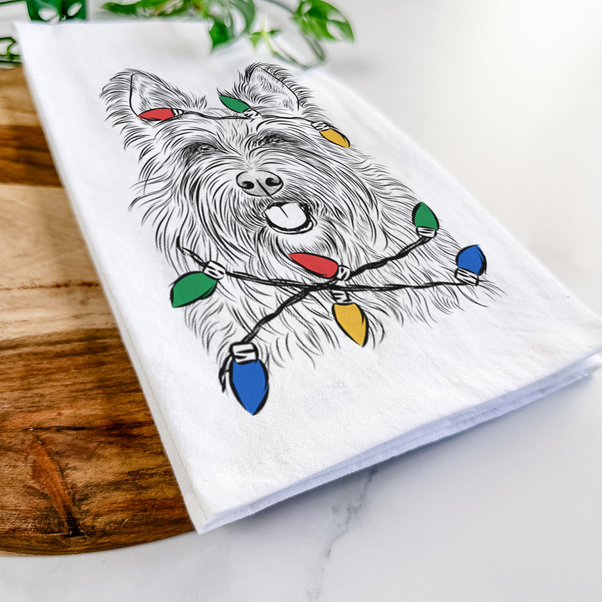 Kyros the Berger Picard Tea Towel