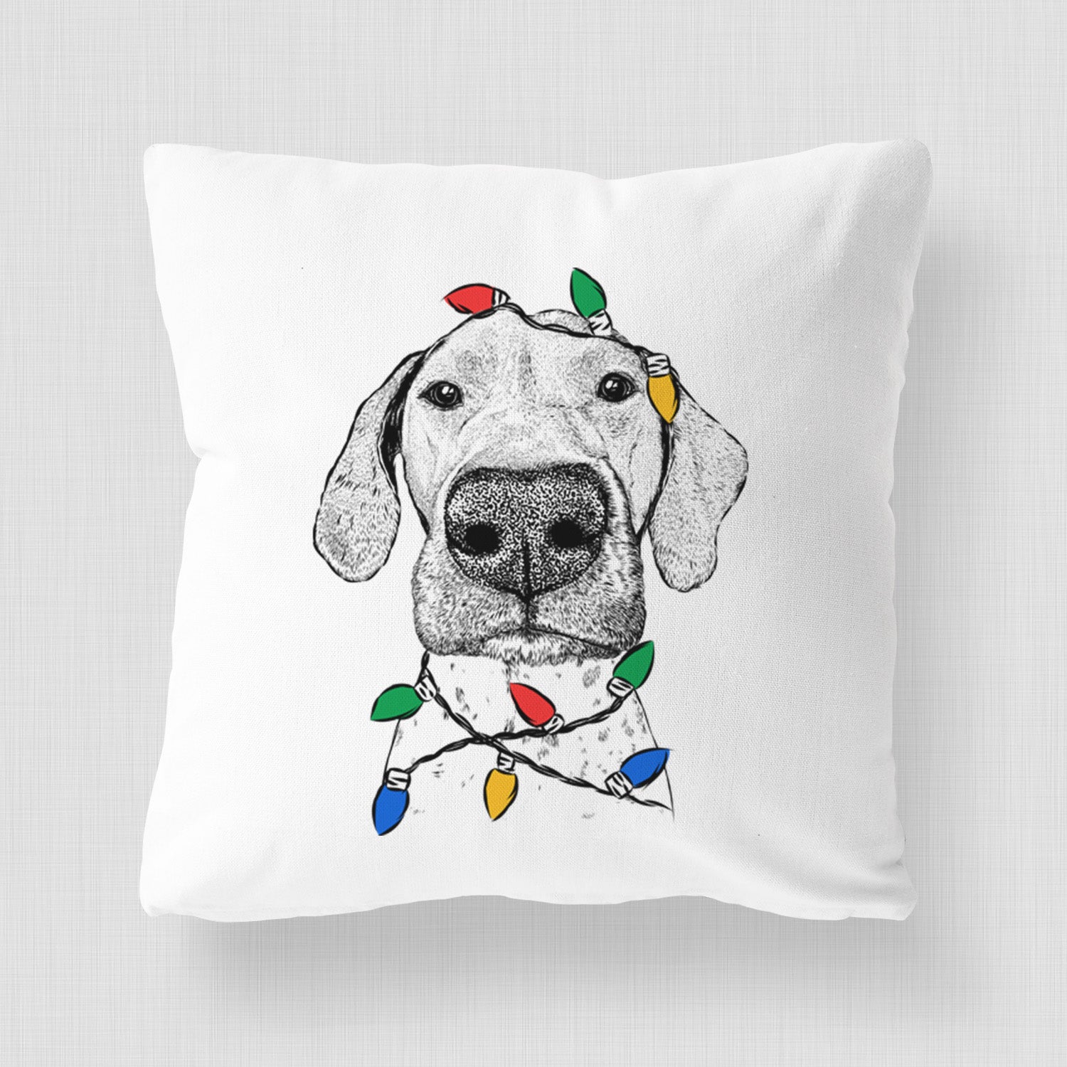 Leroy the German Shorthaired Pointer - Throw Pillow Cover