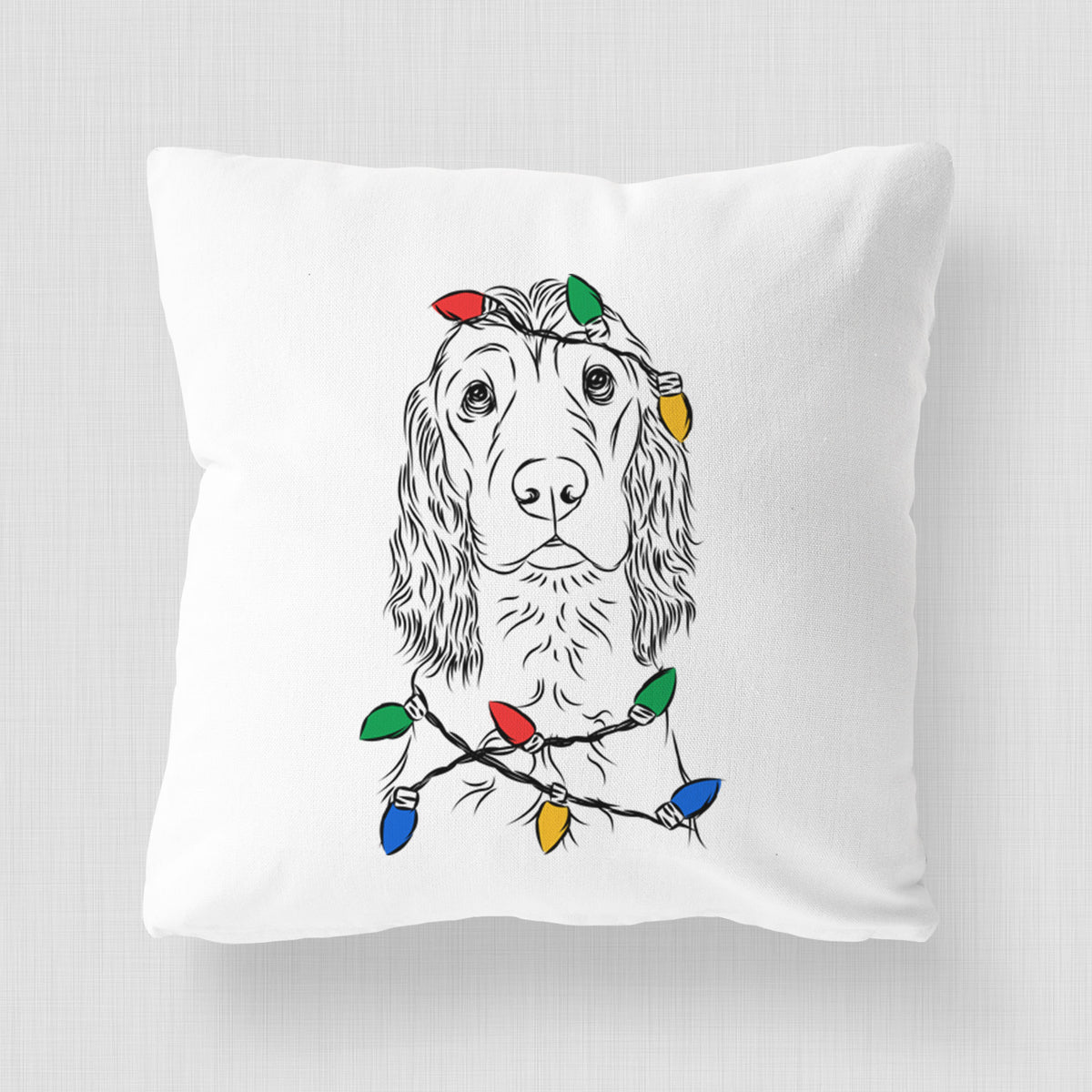 Logan the Cocker Spaniel - Throw Pillow Cover