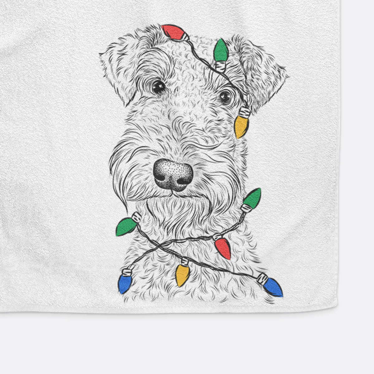 Roc Haven Maggie May the Airedale Terrier Decorative Hand Towel