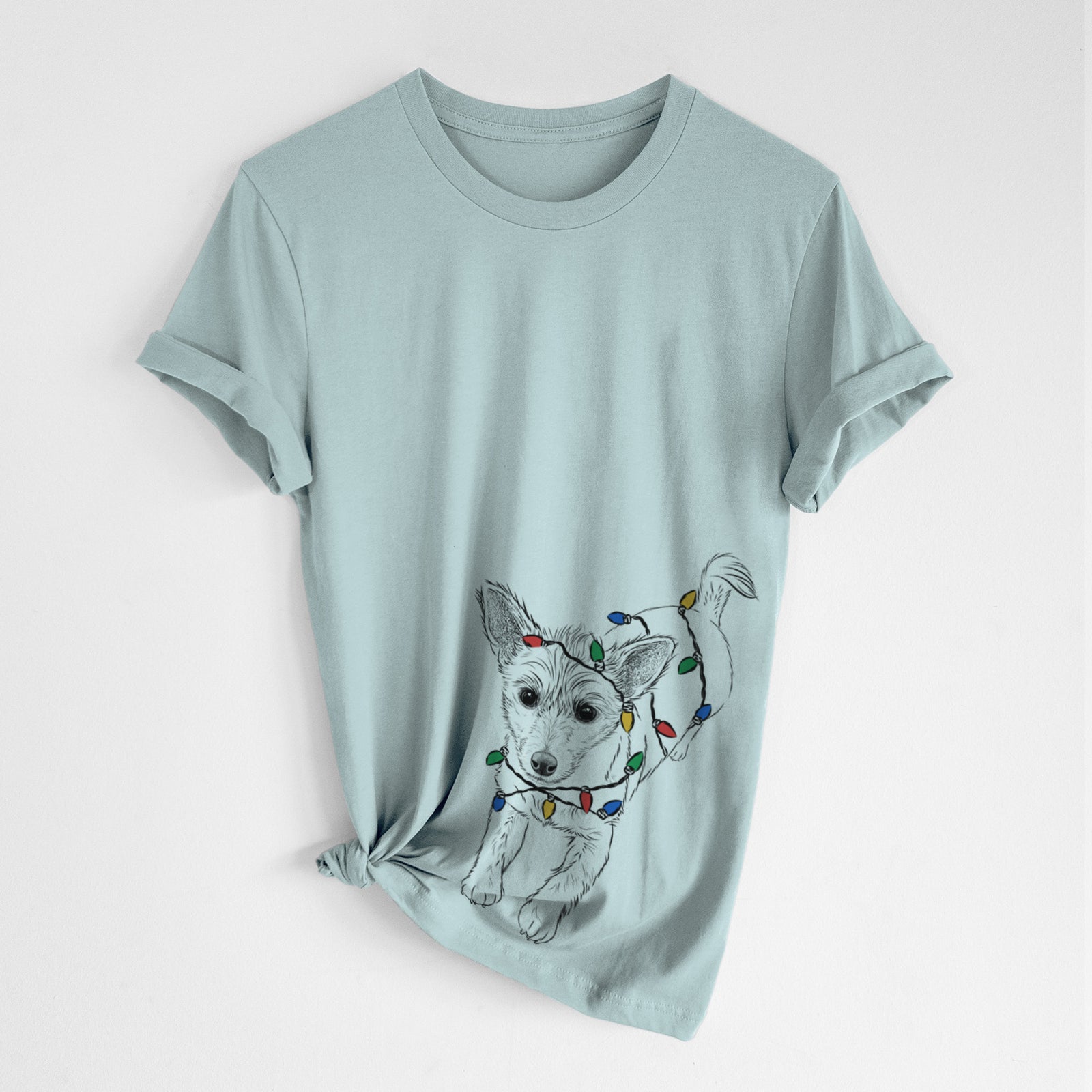 Christmas Lights Name the Terrier Mix - Unisex Crewneck